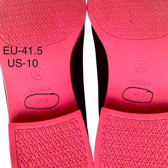 Vivaia Ryan Pro Knit Chelsea Ankle Boot Black Pink Soles Size-41.5/10 - Picture 13 of 14